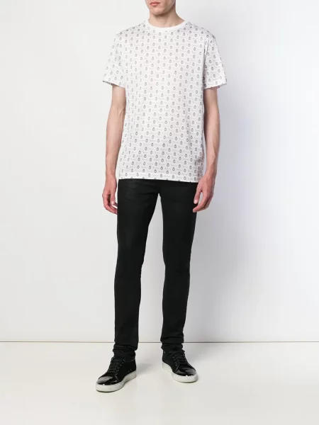 Tricou Billionaire cu imagine alb