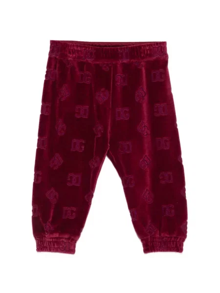 Spodnie dziecięce Dolce And Gabbana czerwone