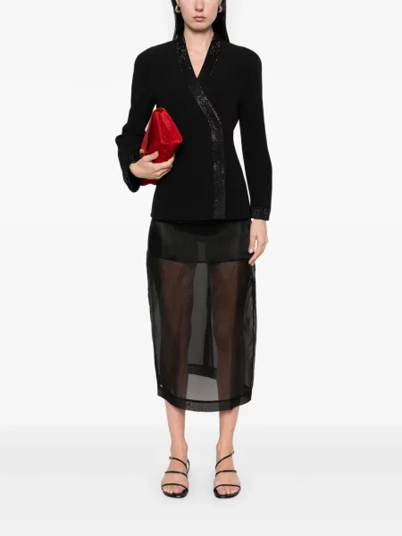 Geacă Giorgio Armani de cristal negru