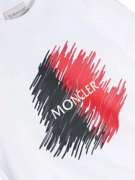 Koszulka dziecięca Moncler Enfant biała