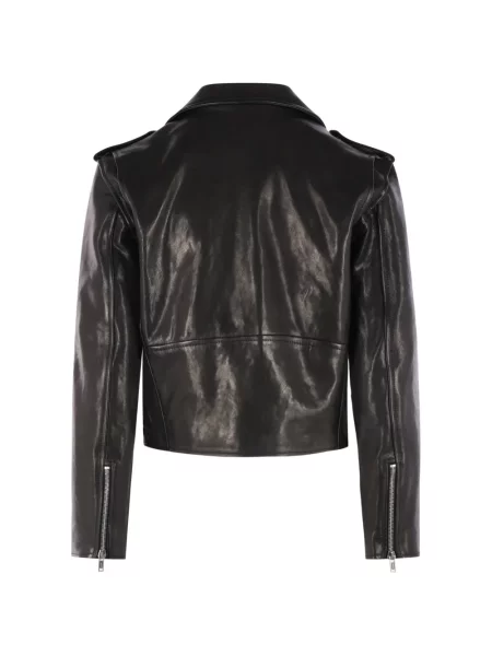 Cu centură geacă Ann Demeulemeester negru