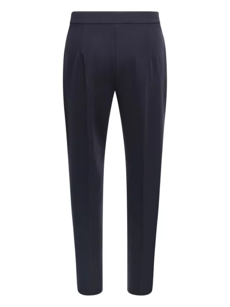 Pantaloni Max Mara plisate albastru