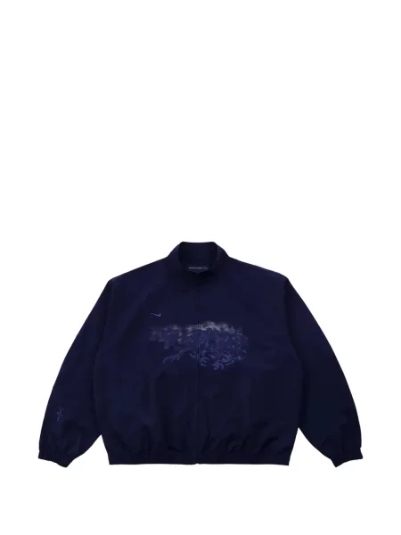 Geacă de vânt Travis Scott cu autograf albastru