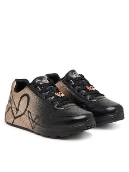 Skechers Sportcipők Jgoldcrown: Uno Lite Heartdust Forever fekete