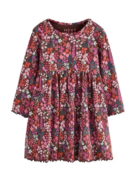 Next Rochie albastru aqua / maro deschis / portocaliu deschis / bordeaux roșu