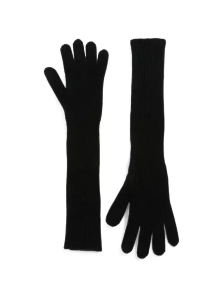 Mănuși N°21 tricotate negru