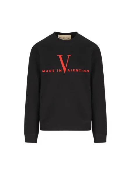 Bluza Valentino Garavani z nadrukiem klasyczna czarna