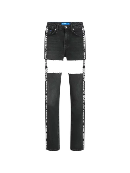 Blugi Karl Lagerfeld Jeans negru