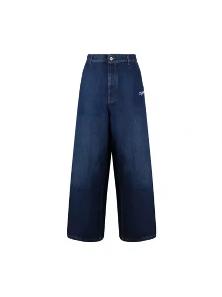 Jeansy Off-white białe