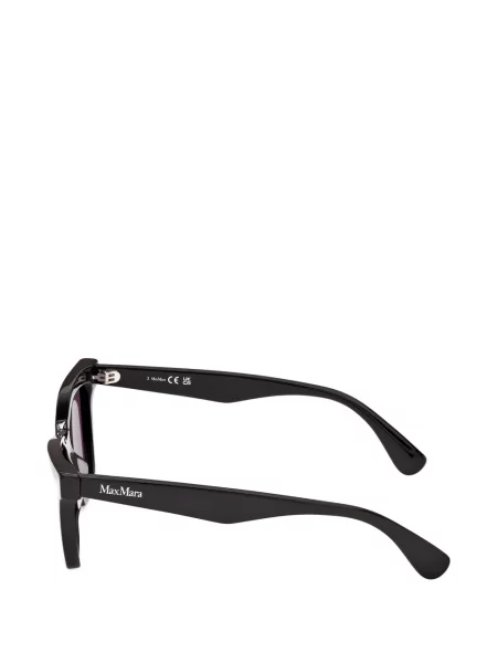 Ochelari de soare Max Mara cu imprimeu geometric negru