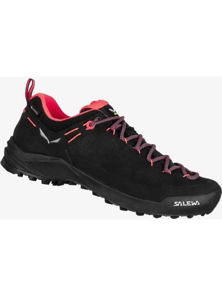 Salewa Wildfire Skórzane trampki GORE-TEX czarno-czerwone 37 czarne