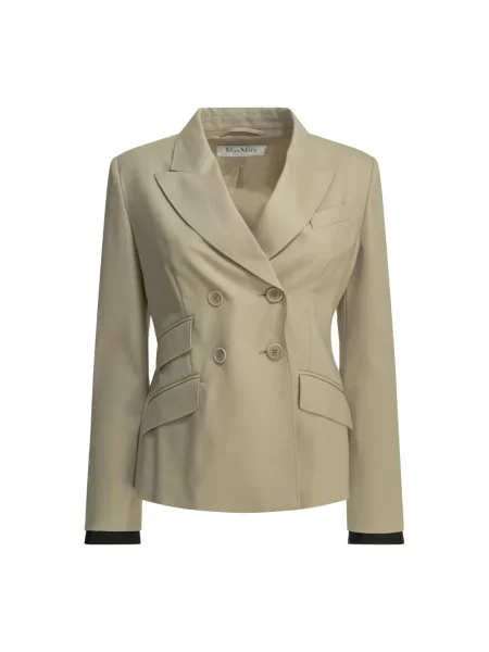 Marynarka Max Mara wełniana beżowa