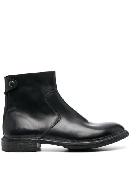 Cizme scurte Moma din piele negru