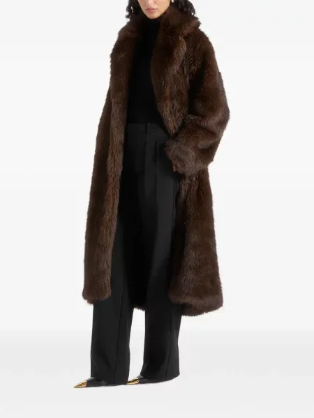 Кожух Manière De Voir с козина кафяво