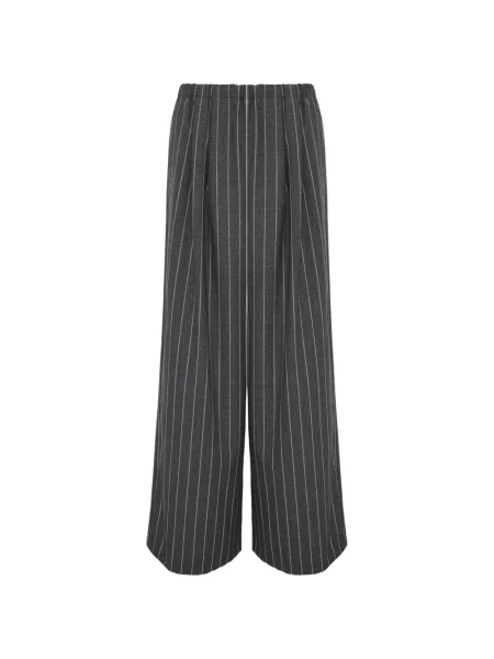 Spodnie Enfold w paski szare