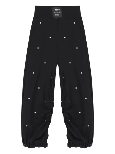 Joggery dziecięce Msgm czarne