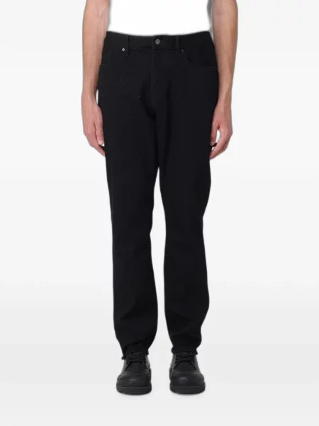 Blugi Armani Exchange cu autograf negru