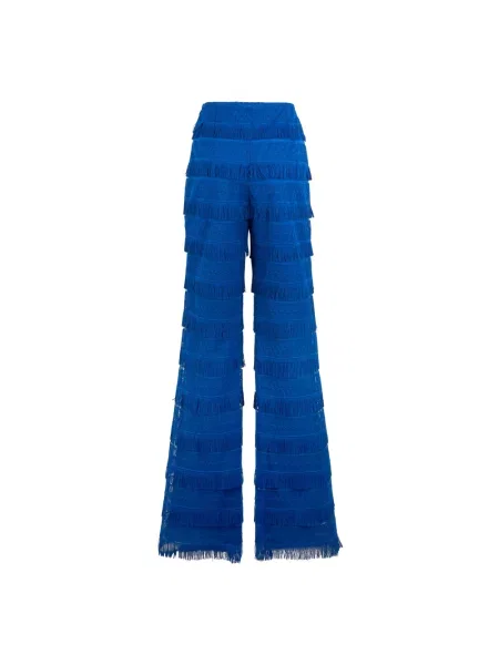 Spodnie Alberta Ferretti niebieskie