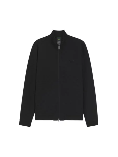 Bluza rozpinana Boss czarna