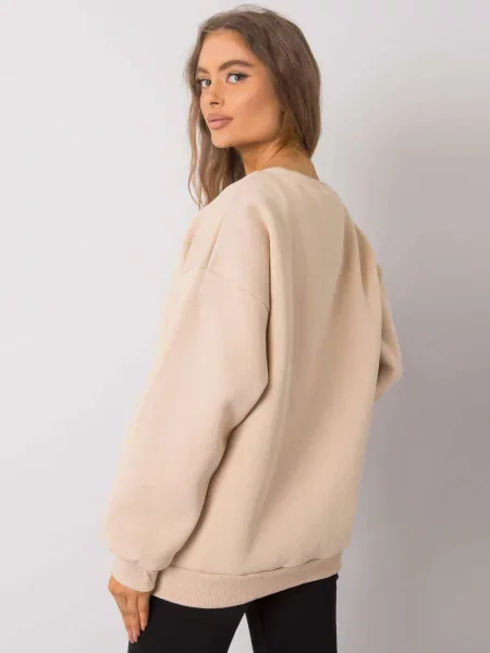 Hanorac cu glugă Fashionhunters bej