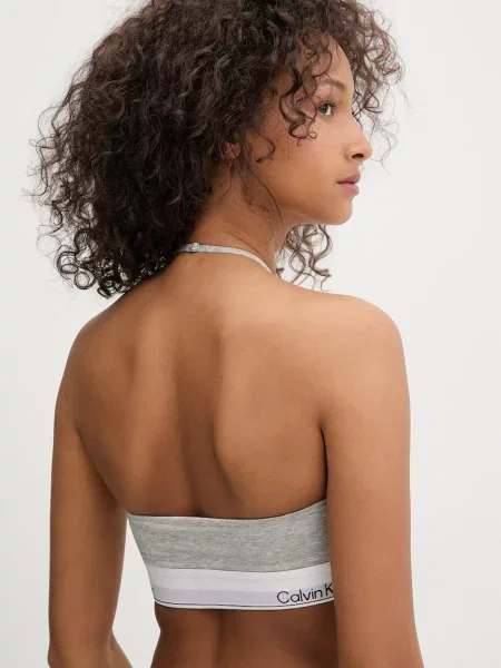 Calvin Klein Underwear podprsenka s bavlnou šedá