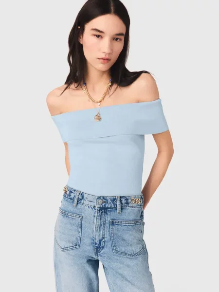Топ Maje блакитний