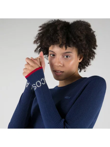 Lacoste светр синій