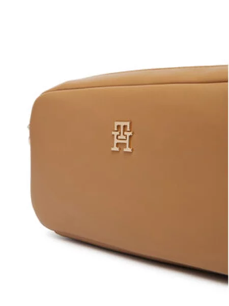 TOMMY HILFIGER Taška cez rameno ESSENTIAL kaki béžová