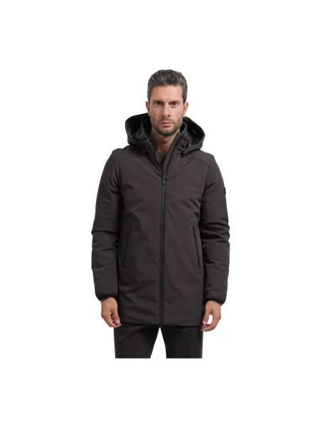 Parka Yes Zee z kapturem brązowa