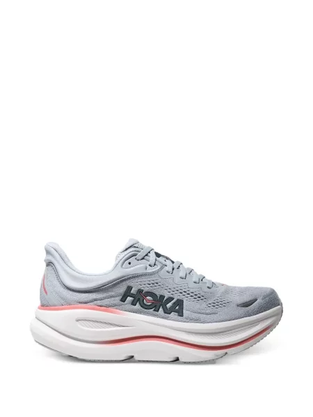 Sneakerși Hoka cu șireturi din dantelă albastru