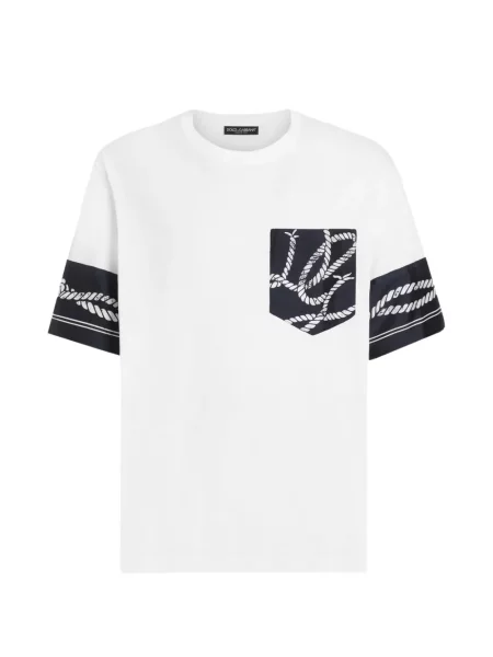 Tricou Dolce & Gabbana cu imagine alb