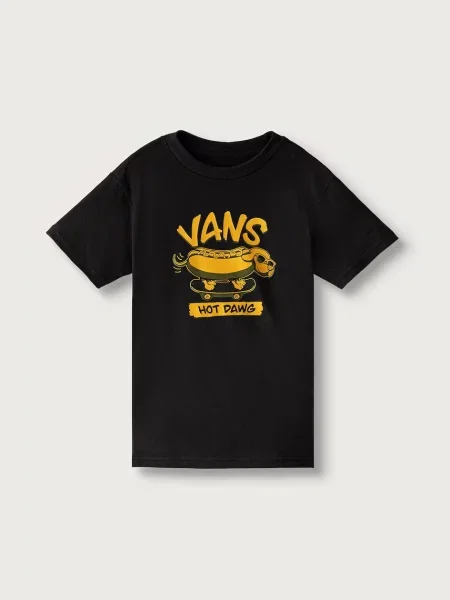 Vans majica za djecu od pamuka Hot Dawg SS Tee crna