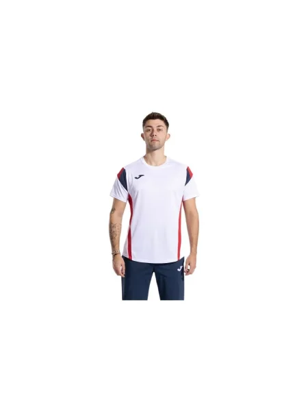 Pánske tričko Joma Montreal white/red biela