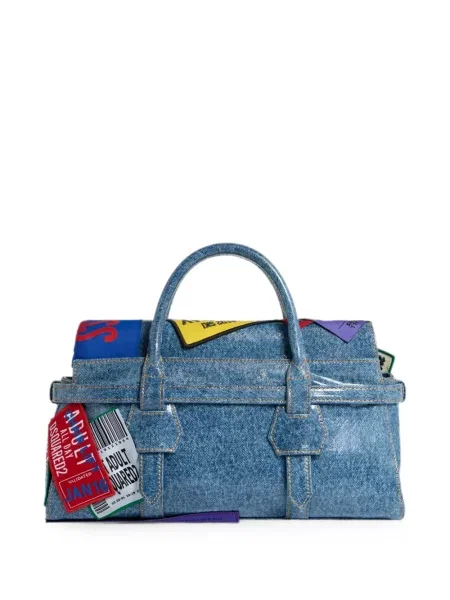 Geantă shopper Dsquared2 albastru