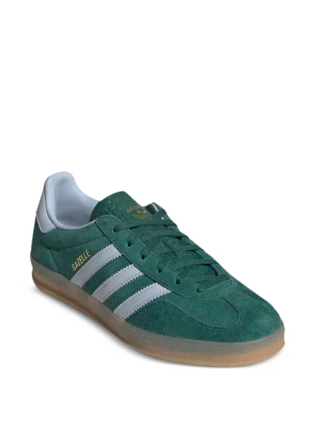 Sneakerși Adidas Gazelle cu dungi verde