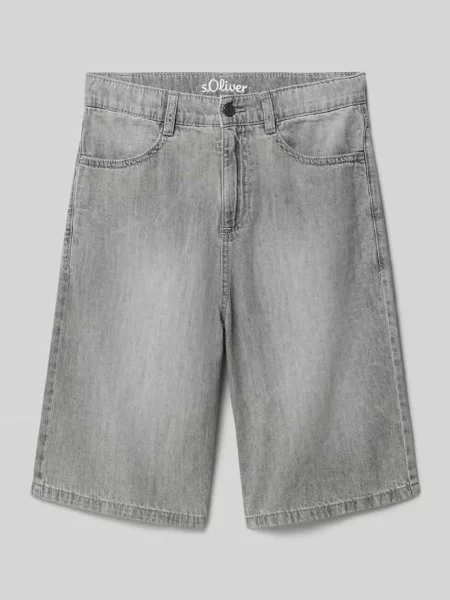 Bermudy o kroju slim fit z czystej bawełny S.oliver Red Label