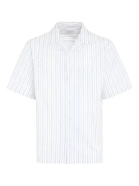 Pruhovaná košile Alexander Mcqueen bílá