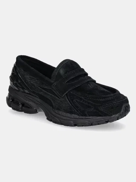 Sneakersy New Balance skórzane czarne