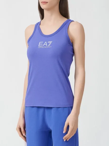 Майка Ea7 Emporio Armani фіолетова