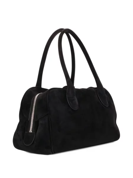 Τσάντα shopper Magda Butrym σουέτ μαύρο