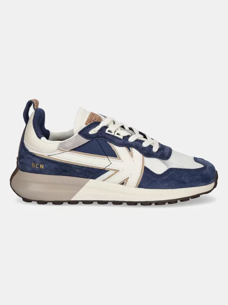 Sneakersy Kaotiko zamszowe niebieskie