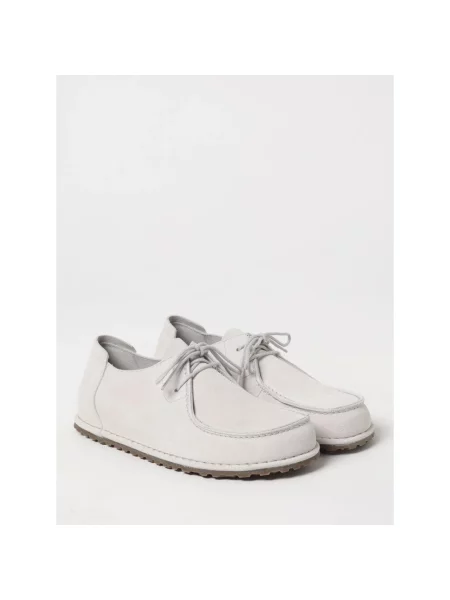 Brogsy Birkenstock zamszowy casual biały