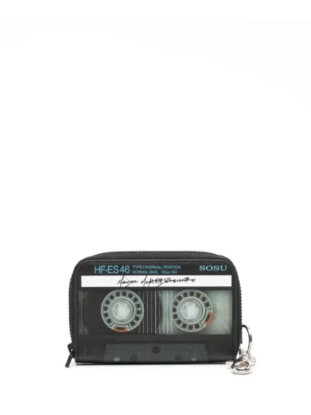 Grafic portofel Maison Mihara Yasuhiro din piele cu imagine