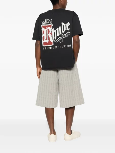 Tricou Rhude cu autograf negru