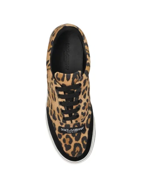 Sneakerși Dolce & Gabbana cu imagine maro
