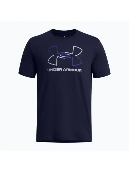 Tricou de antrenament pentru bărbați Under Armour GL Foundation Update midnight navy/royal/mod gray albastru închis