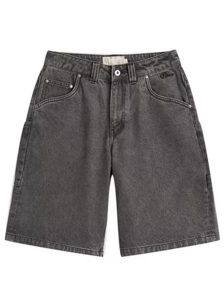 Szorty jeansowe Dime klasyczne czarne