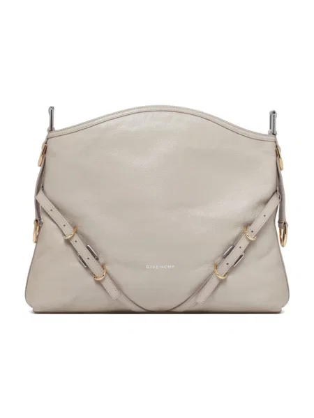 Torebka skórzana Givenchy skórzana beżowa