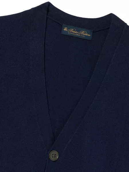 Vesta Brooks Brothers s výstřihem do v modrá