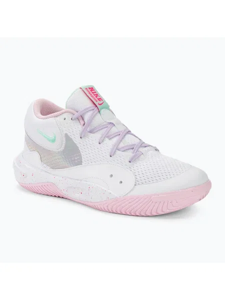 Волейболни обувки Nike Hyperquick Court Flight SE white/pink foam/violet mist/mint foam бяло